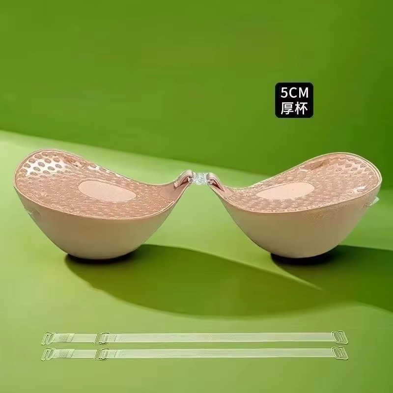 Strapless Bra Adhesive - 5 cm dicker, atmungsaktiver, selbstklebender BH,