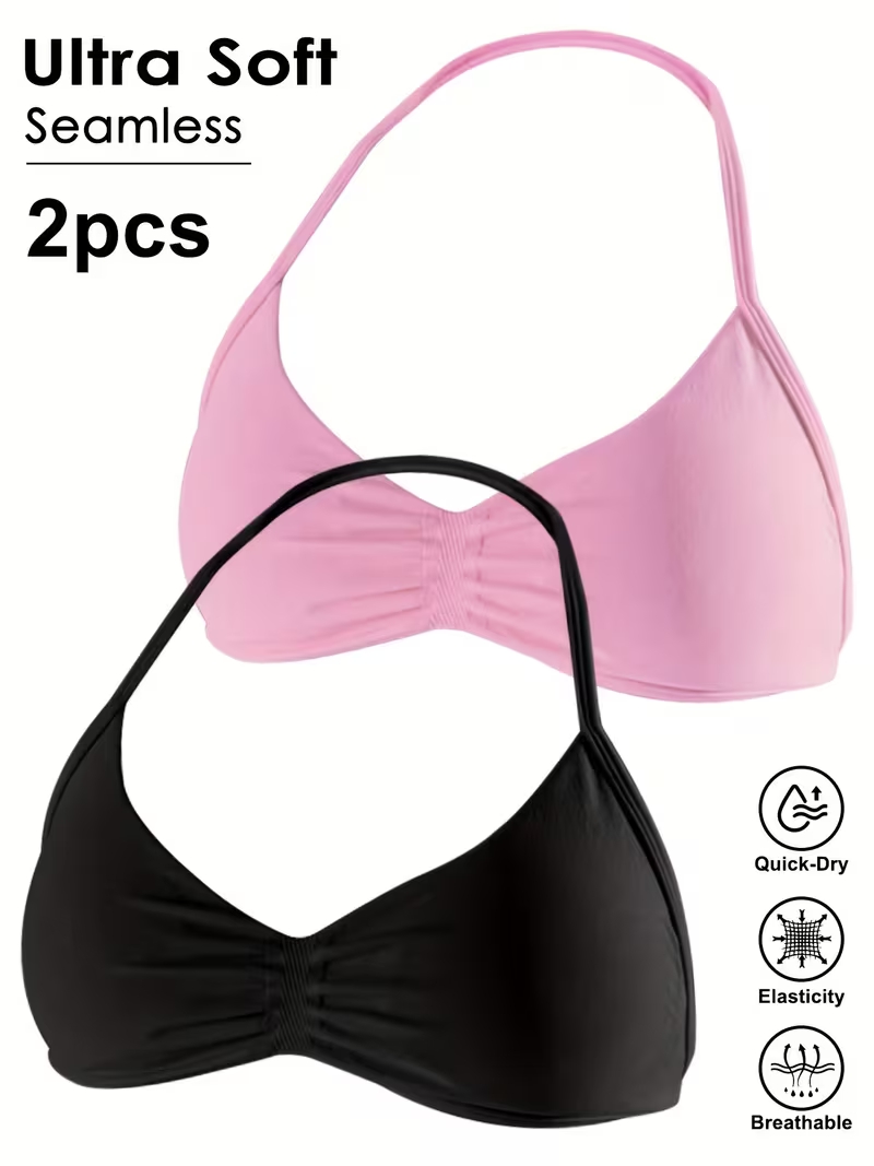2 Stück Nahtlose Sexy Rückenfr – Plunge Bra Push Up Bewertung und Preis